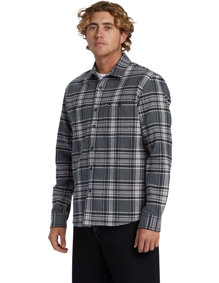 Intrepide Explorer Long Sleeve Flannel Shirt in Irongate image 3