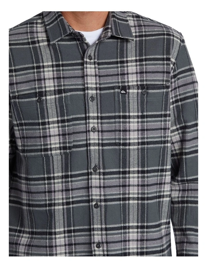 Intrepide Explorer Long Sleeve Flannel Shirt in Irongate image 4