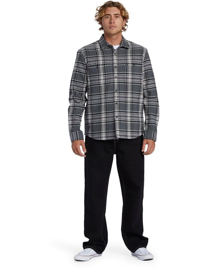 Intrepide Explorer Long Sleeve Flannel Shirt in Irongate image 5