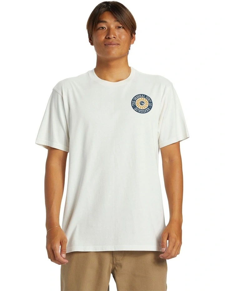 Bloom Cycle Short Sleeve T-Shirt in Gardenia image 1