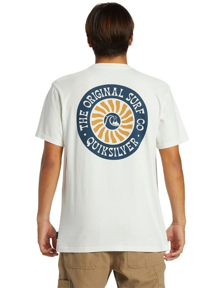 Bloom Cycle Short Sleeve T-Shirt in Gardenia image 2