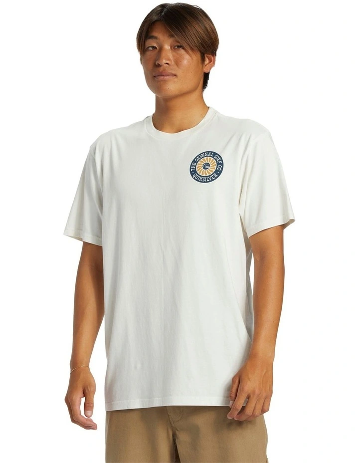 Bloom Cycle Short Sleeve T-Shirt in Gardenia image 3