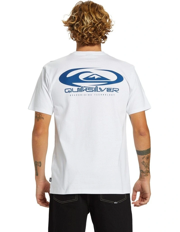 Orbital Oversized Short Sleeve T-Shirt in White image 2