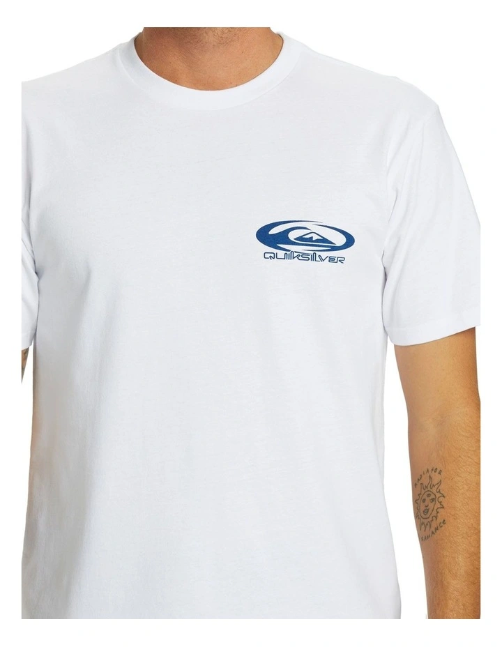 Orbital Oversized Short Sleeve T-Shirt in White image 4