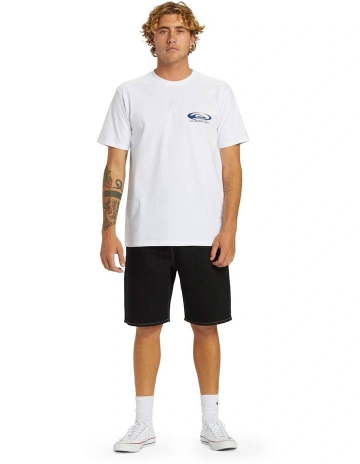 Orbital Oversized Short Sleeve T-Shirt in White image 5