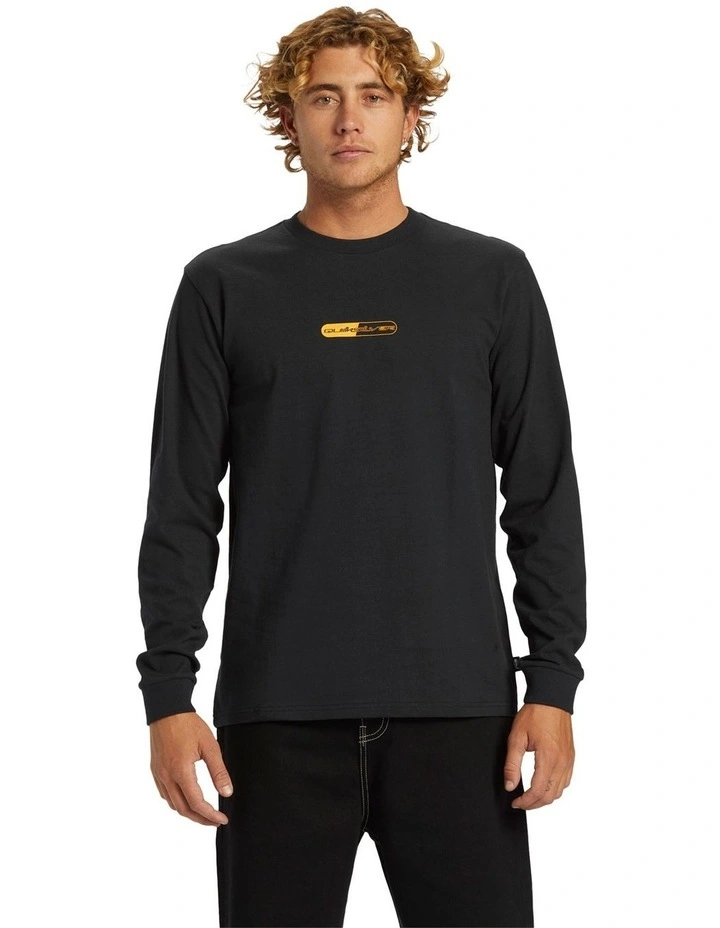 Pills Stn Long Sleeve T-shirt in Black image 1