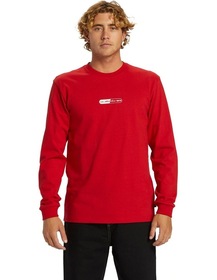 Pills Stn Long Sleeve T-shirt in Salsa image 1