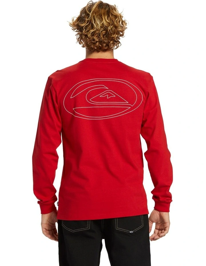 Pills Stn Long Sleeve T-shirt in Salsa image 2