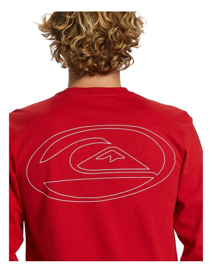 Pills Stn Long Sleeve T-shirt in Salsa image 4