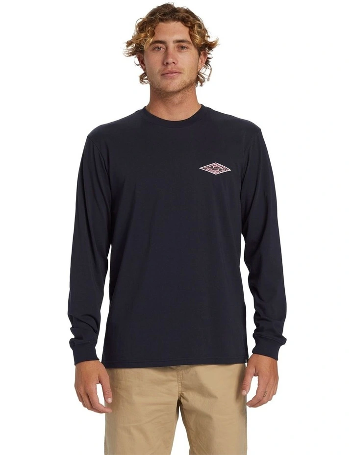Fossilized Long Sleeve T-shirt in Dark Navy image 1