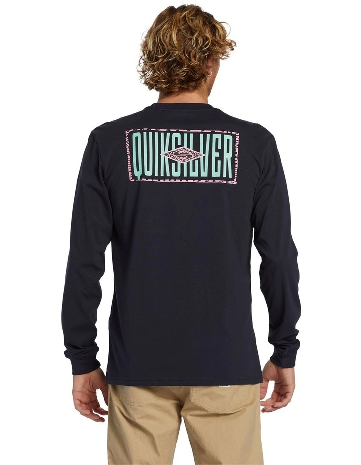 Fossilized Long Sleeve T-shirt in Dark Navy image 2