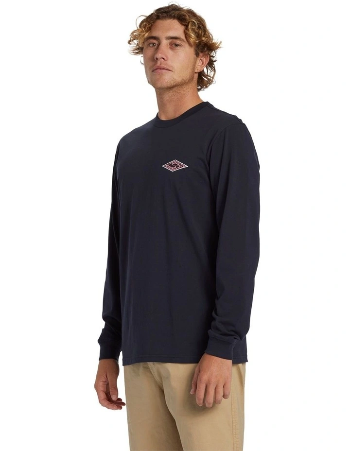Fossilized Long Sleeve T-shirt in Dark Navy image 3