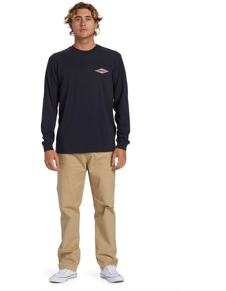 Fossilized Long Sleeve T-shirt in Dark Navy image 5