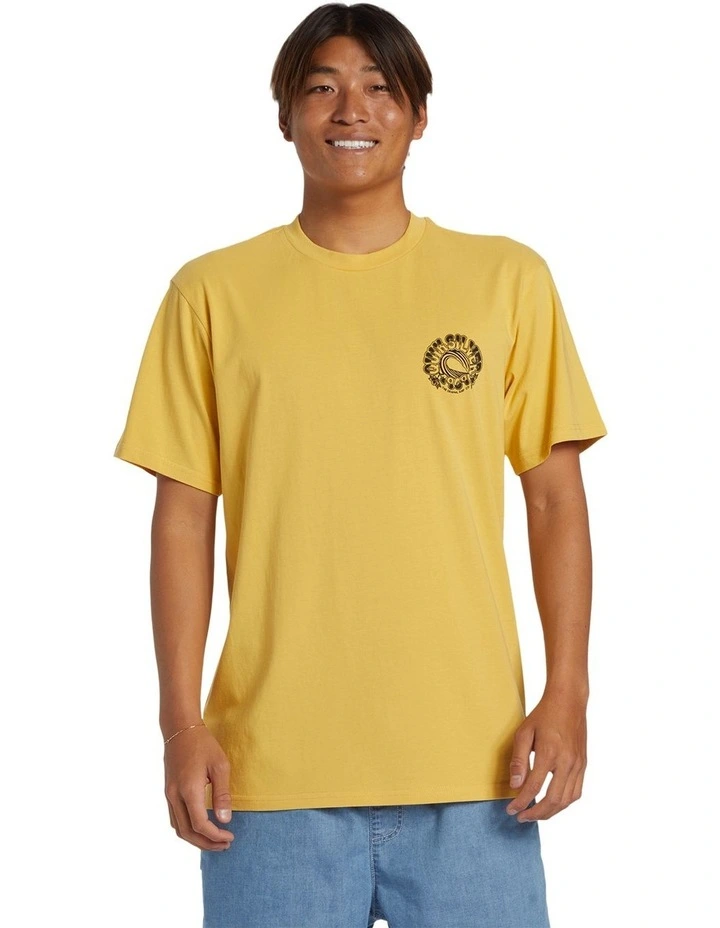 Deep Vision Short Sleeve T-shirt in Ochre image 1