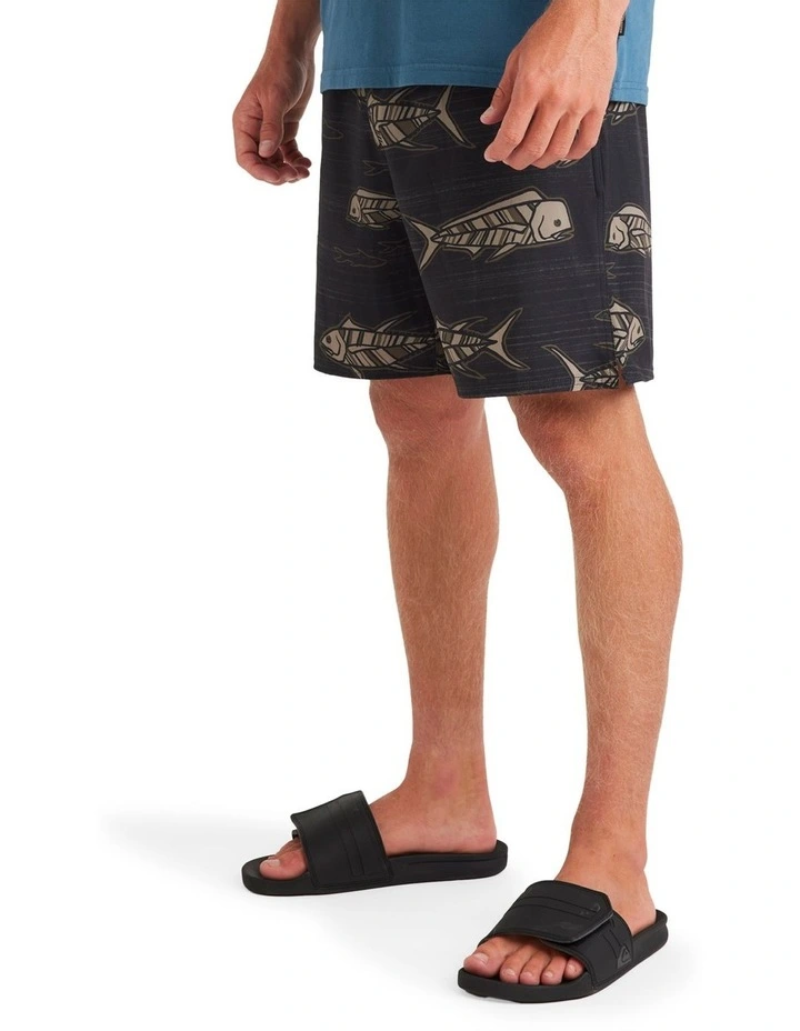 Out Of Office 18 Swim Shorts in Black image 3