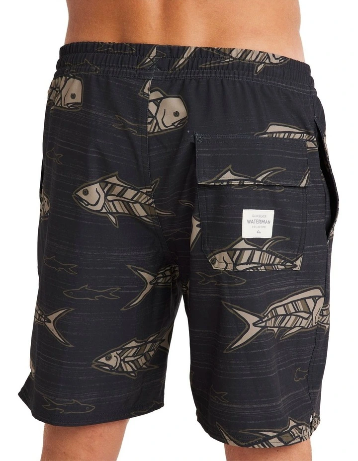 Out Of Office 18 Swim Shorts in Black image 4