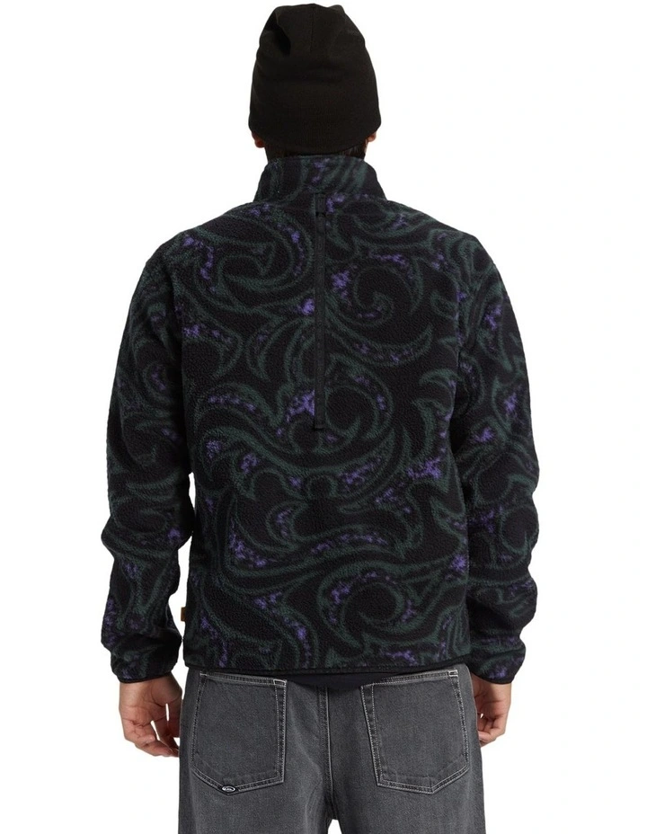Mercury Half-Zip Sweatshirt in Black image 2