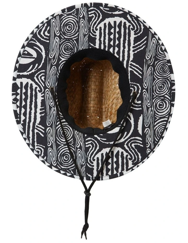 Pierside Straw Lifeguard Hat in Aquifer image 3