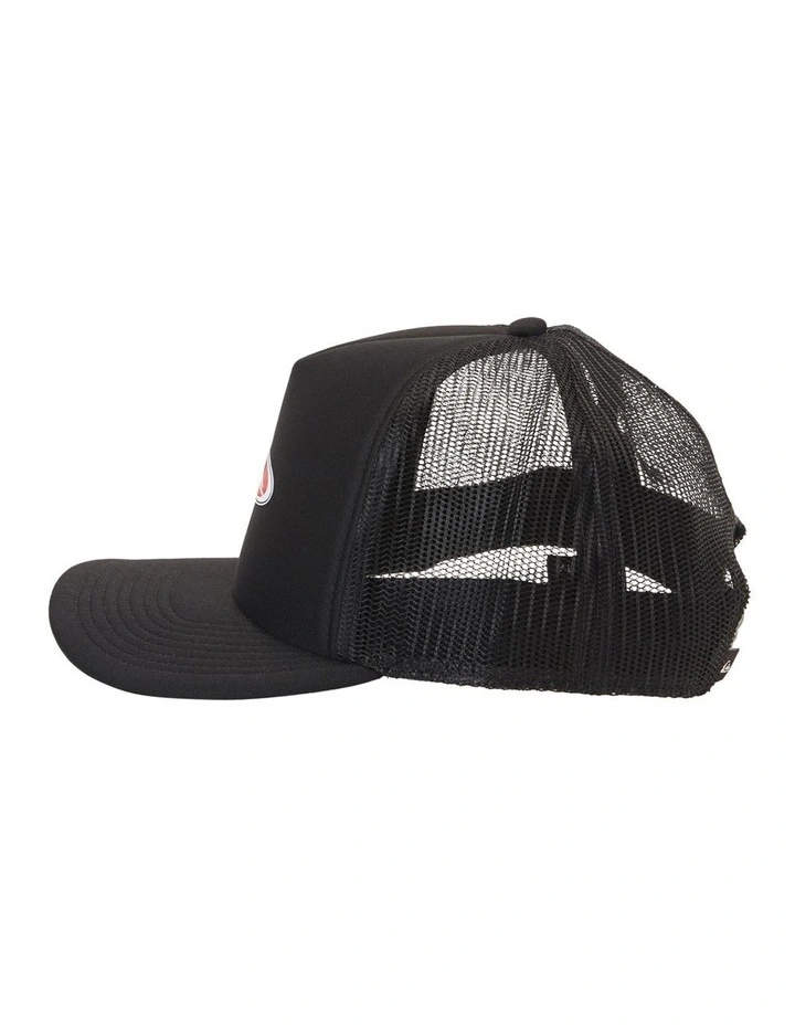 Griff  Trucker Cap in Black image 3
