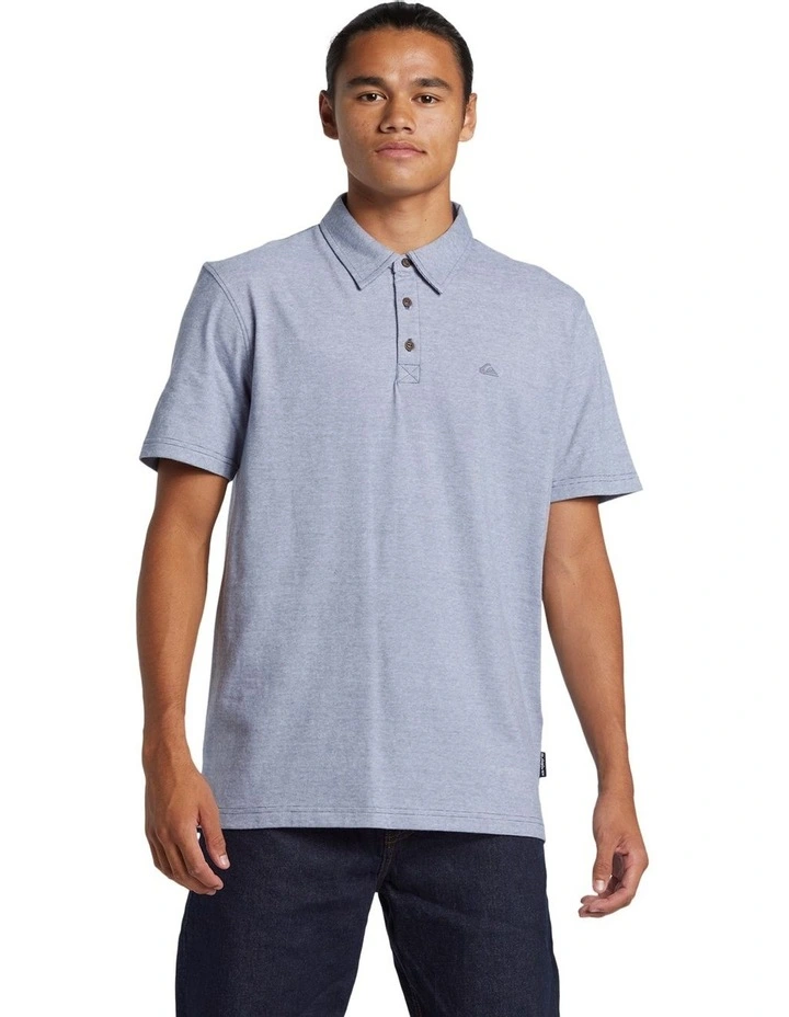 Sunset Cruise Polo Shirt in Vintage Indigo image 1
