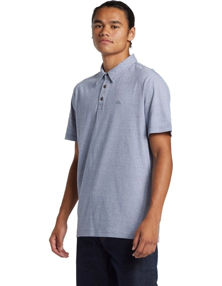 Sunset Cruise Polo Shirt in Vintage Indigo image 3
