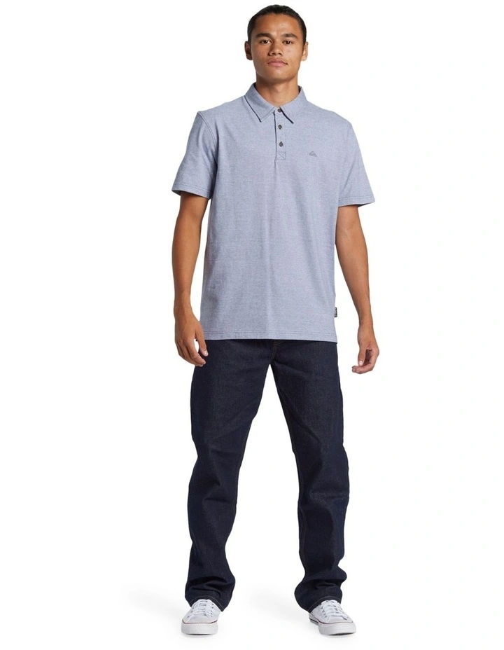 Sunset Cruise Polo Shirt in Vintage Indigo image 5