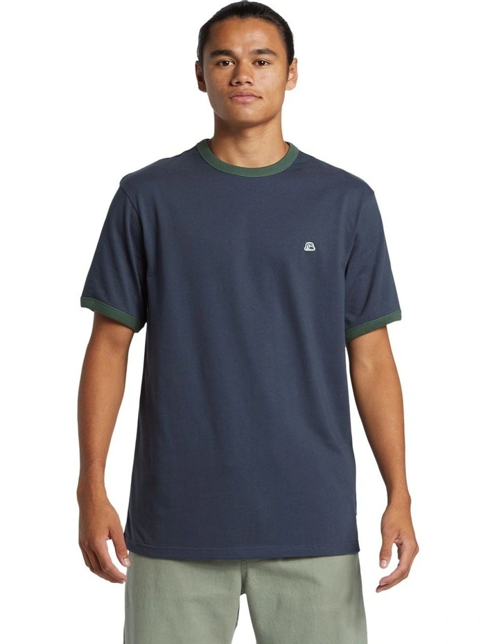 DNA Ringer T-Shirt in Blue Nights image 1