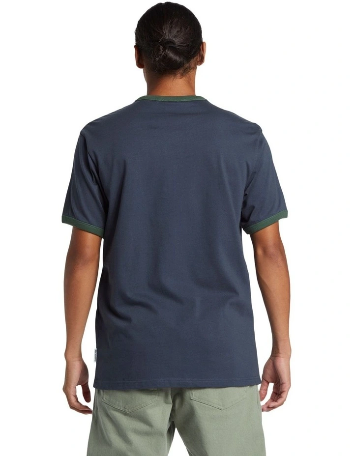 DNA Ringer T-Shirt in Blue Nights image 2