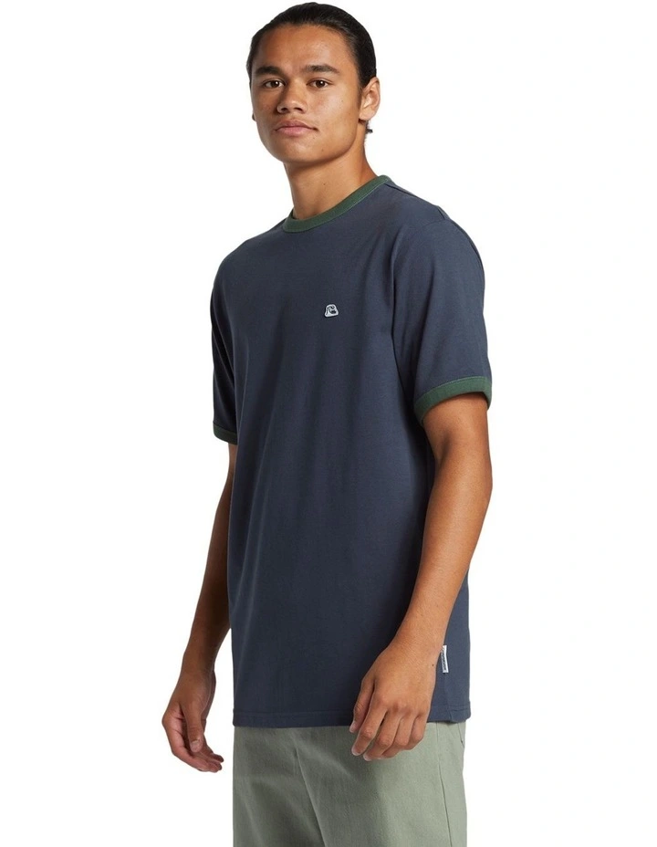 DNA Ringer T-Shirt in Blue Nights image 3