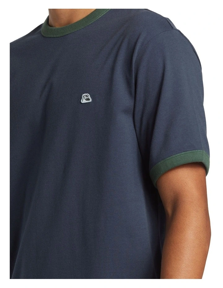 DNA Ringer T-Shirt in Blue Nights image 4