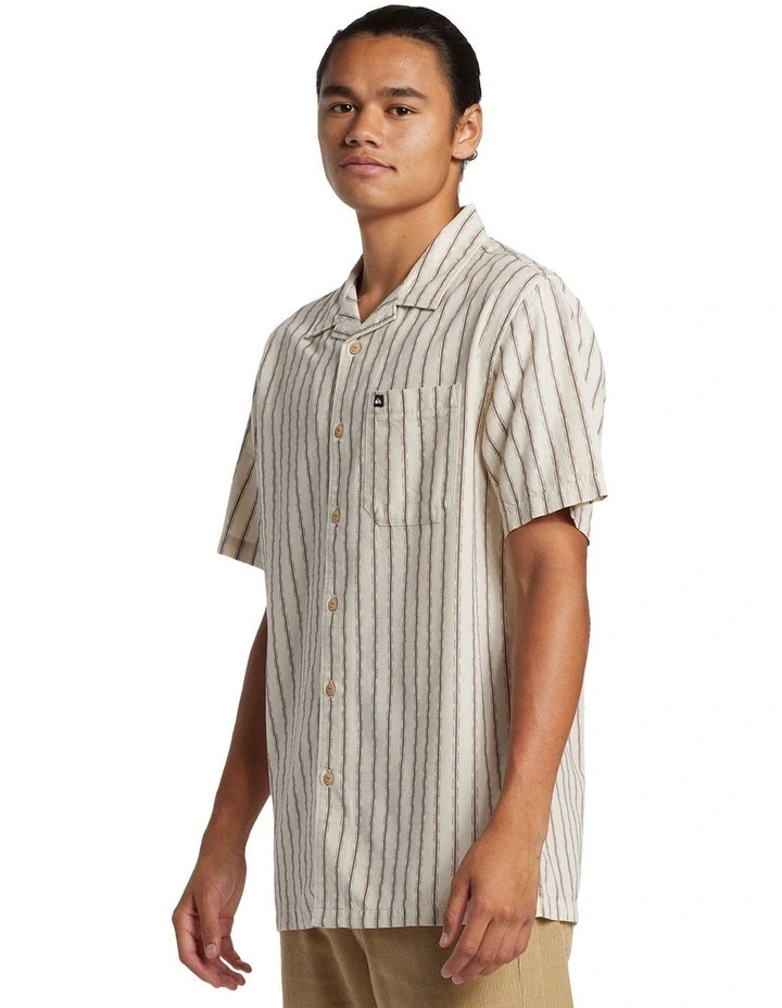 Casa Casual  Short Sleeves Shirt in Fog image 3