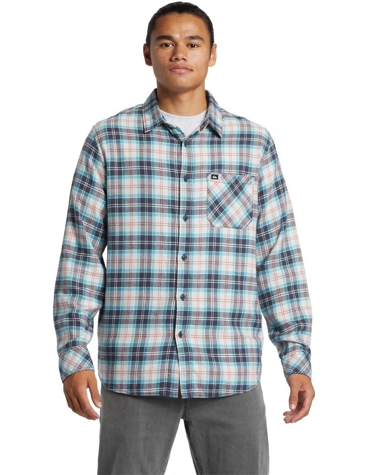 Ensign Classic Flannel Shirt in White Marble image 1