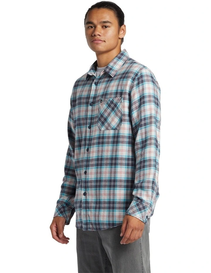 Ensign Classic Flannel Shirt in White Marble image 3