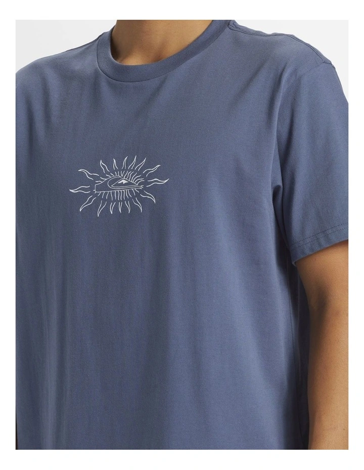 Sun Flare Short Sleeves T-shirt in Indigo image 4