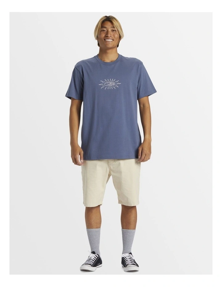 Sun Flare Short Sleeves T-shirt in Indigo image 5