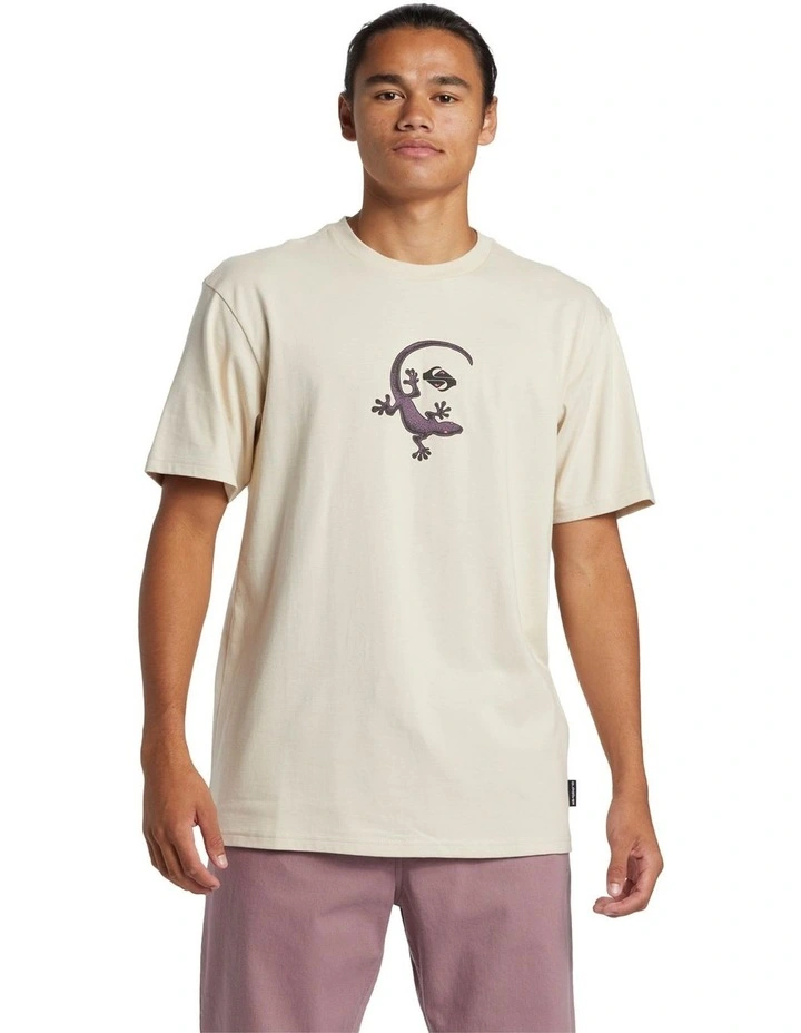 Gecko Short Sleeves T-shirt in Fog image 1