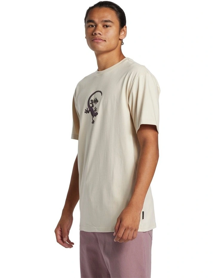 Gecko Short Sleeves T-shirt in Fog image 3