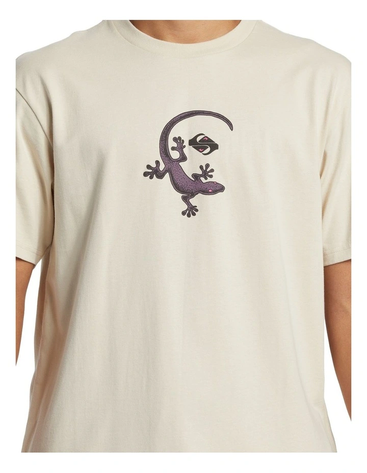 Gecko Short Sleeves T-shirt in Fog image 4