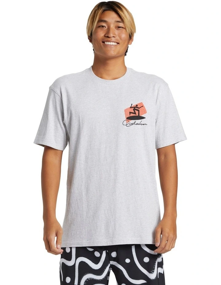 Quik Surfer Short Sleeves T-shirt in Grey image 1