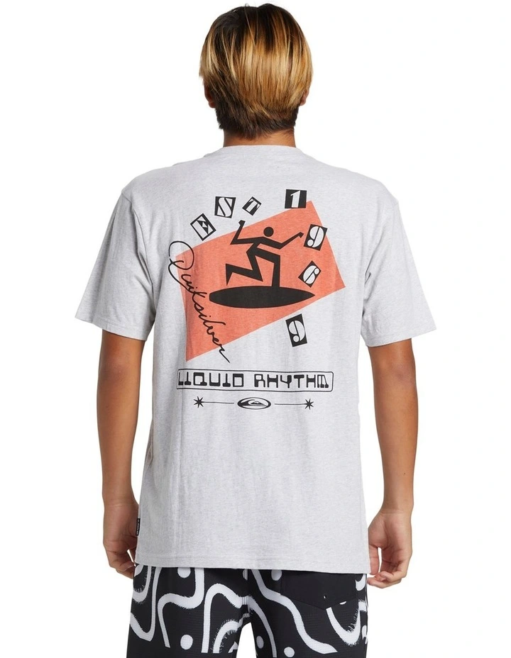 Quik Surfer Short Sleeves T-shirt in Grey image 2