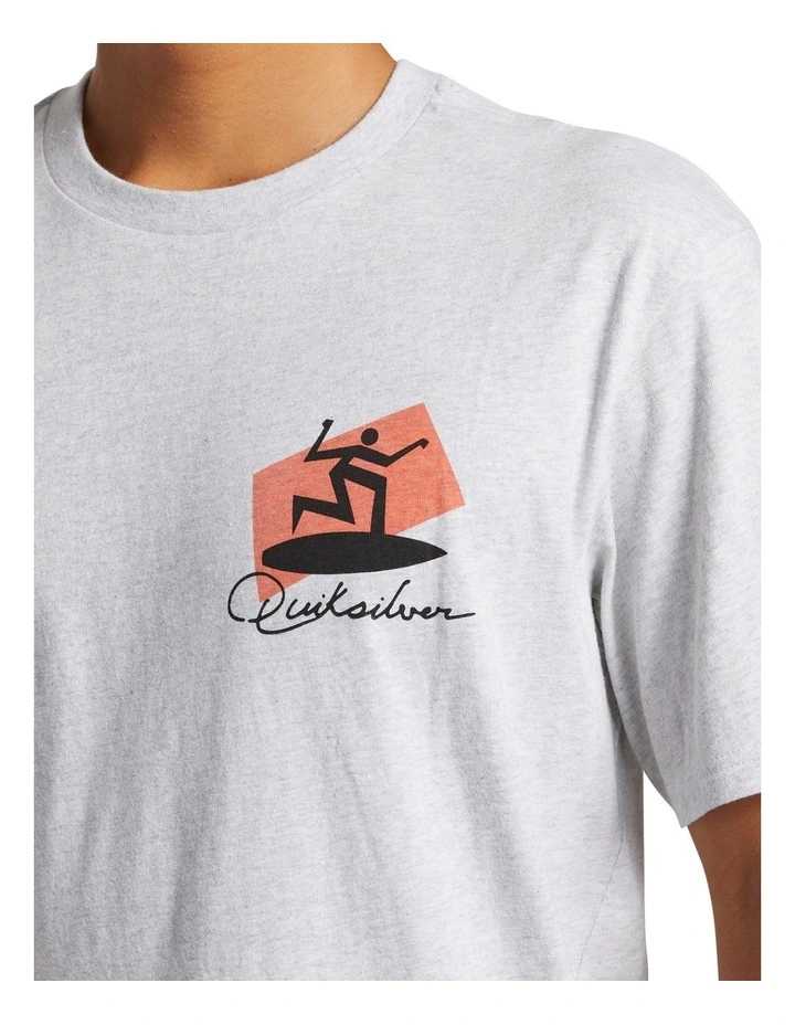 Quik Surfer Short Sleeves T-shirt in Grey image 4