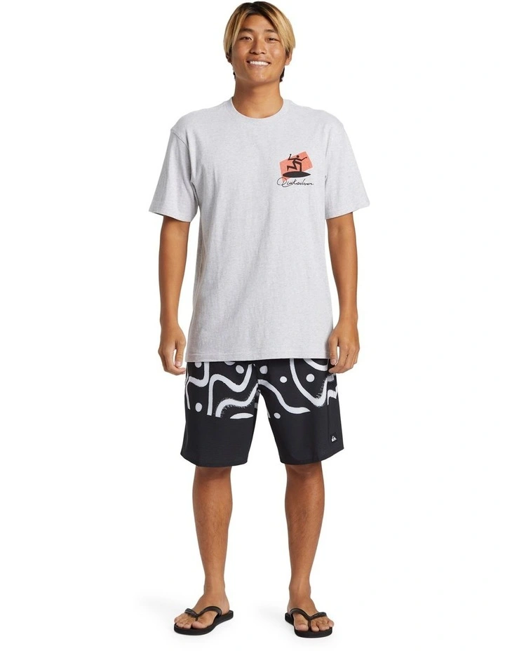 Quik Surfer Short Sleeves T-shirt in Grey image 5