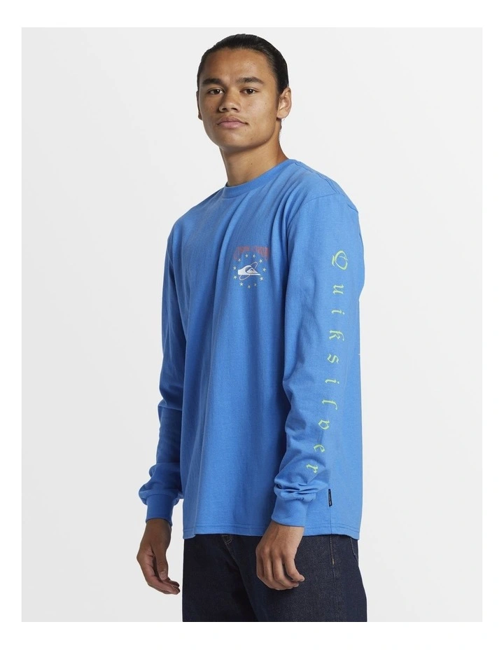 Cosmic Long Sleeves Moe T-shirt in Blue image 3