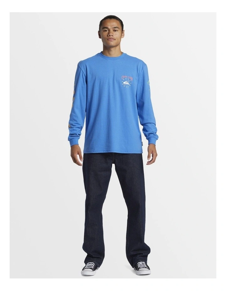 Cosmic Long Sleeves Moe T-shirt in Blue image 5