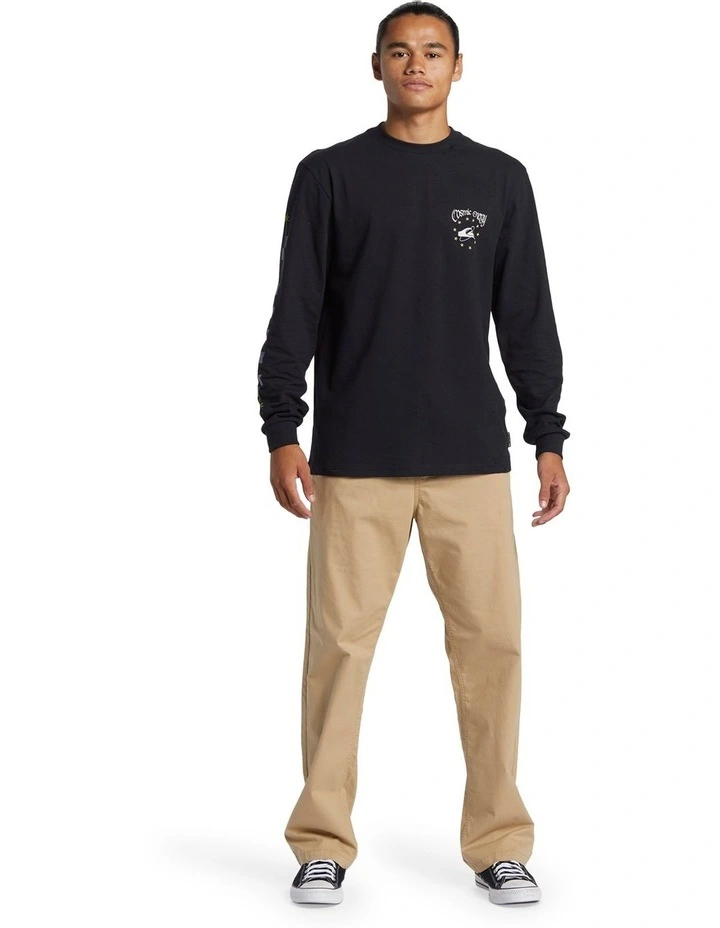 Cosmic Long Sleeves T-shirt in Black image 5