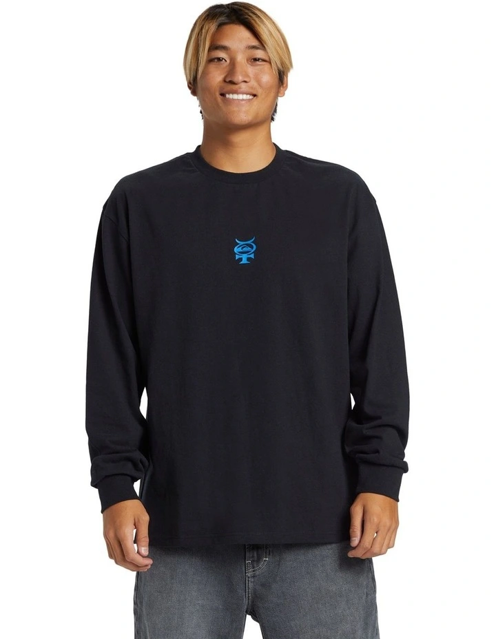Quik Eclipse Long Sleeves T-shirt in Black image 1