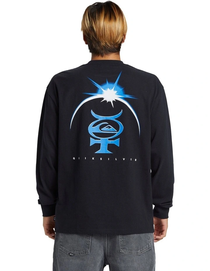 Quik Eclipse Long Sleeves T-shirt in Black image 2