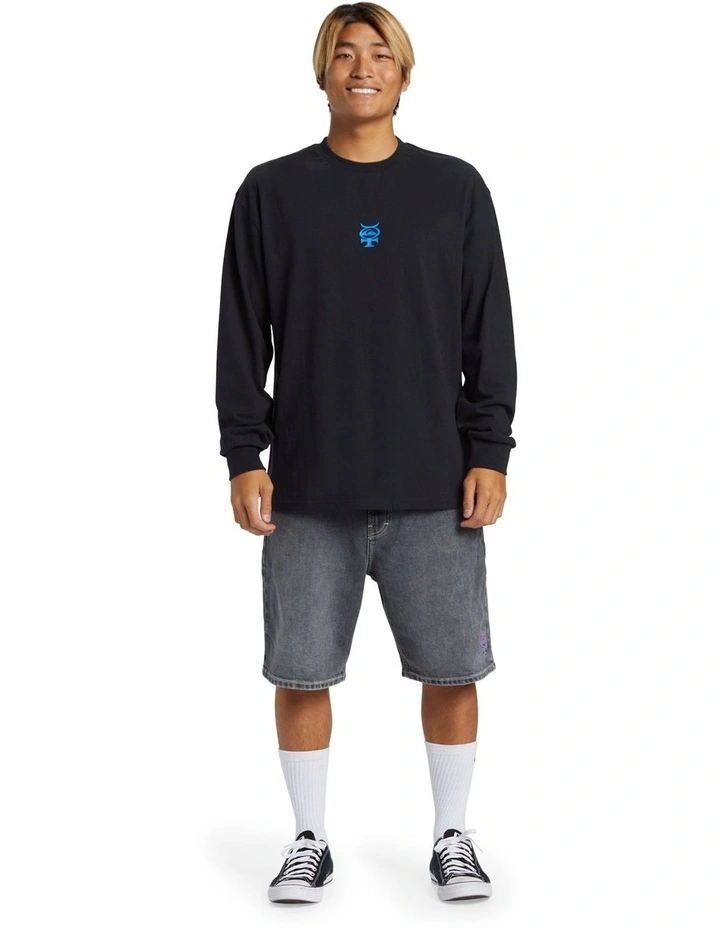 Quik Eclipse Long Sleeves T-shirt in Black image 5