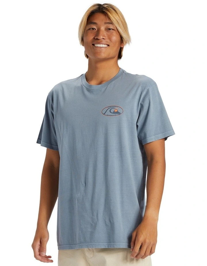 Bubble Oval Short Sleeves T-shirt in Flint Stone image 3