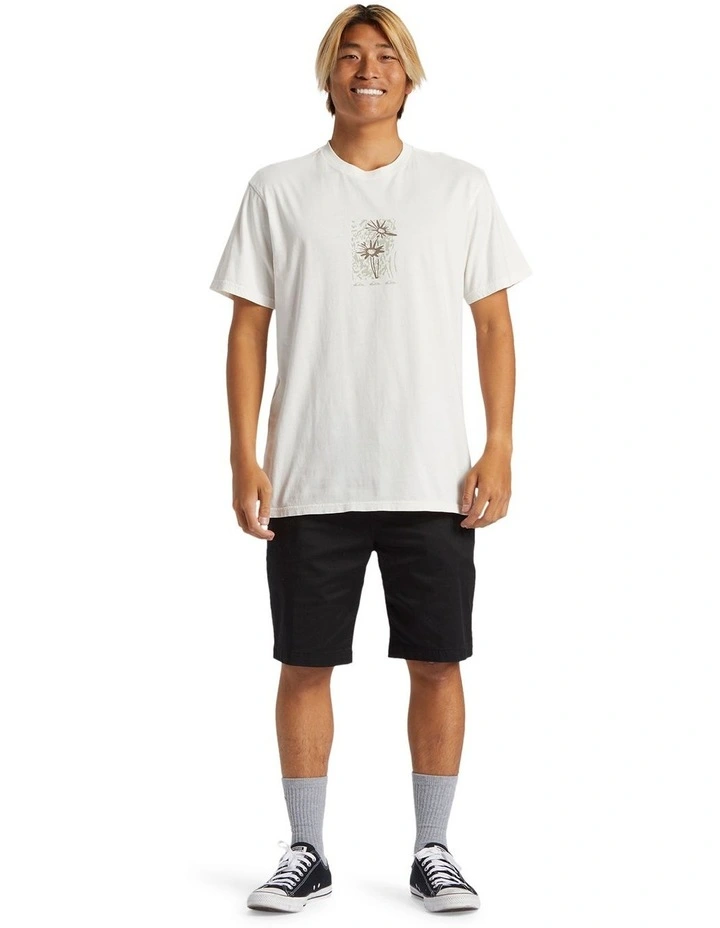 Crazy Daisys Short Sleeves T-shirt in Gardenia image 5